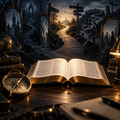 Study of Cults course — open Bible, compass, and false paths