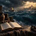 Survey of Jonah course — Bible, storm, ship, great fish, and Nineveh