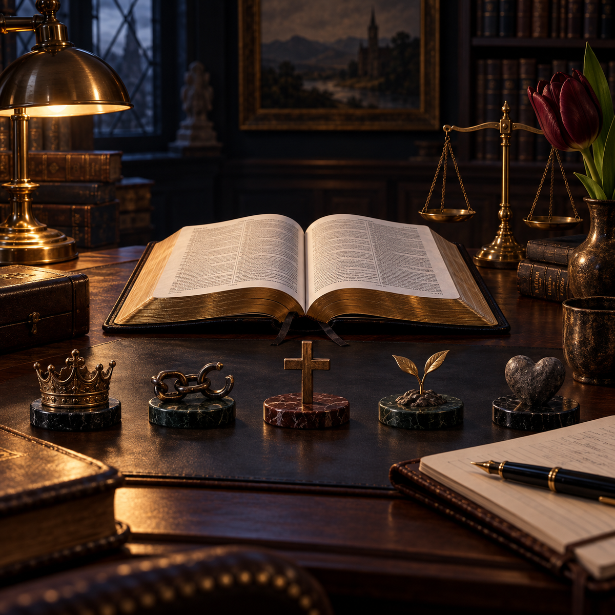 Survey of TULIP Theology course — Bible, five doctrines, tulip, and scales